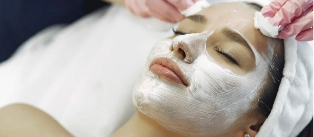 A Woman getting Facial Treatment | Resurgence Wellness in Arlington, TX